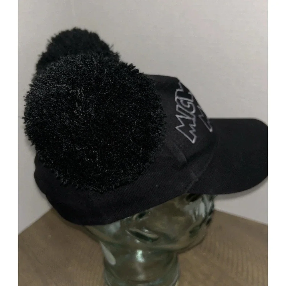 Tokyo Disney Resort limited Mickey Mouse‎ pom-pom cap hat black Sz OSFA Japan